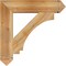 Ekena Millwork Imperial Arts & Crafts Rough Sawn Bracket, Western Red Cedar, 6"W x 32"D x 32"H BKT06X32X32IMP03RWR - alternate 2